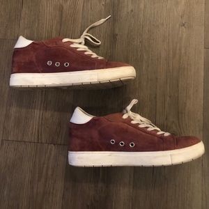 Steve Madden Faux Swede Rose Sneakers